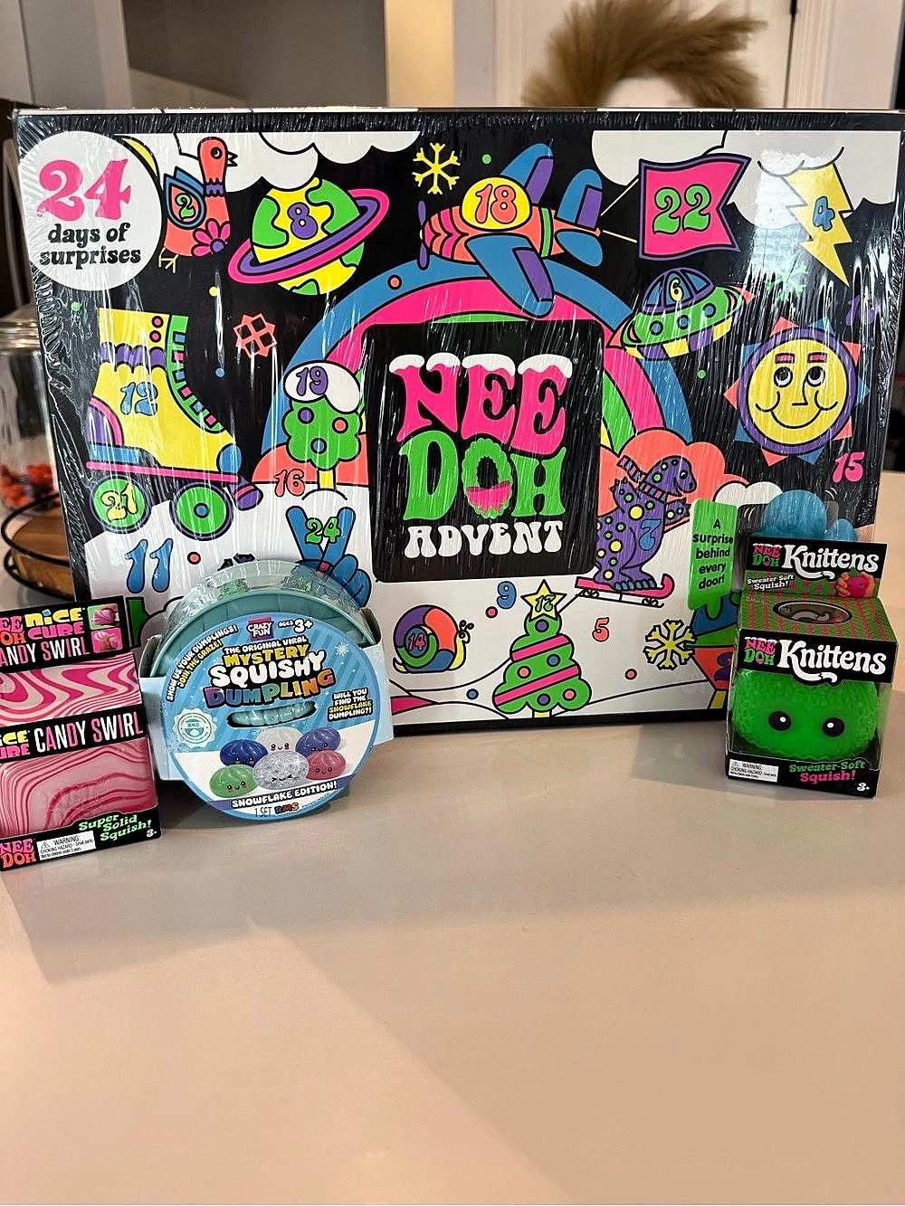 ✨ ULTIMATE CHRISTMAS BUNDLE 🎄 NeeDoh Advent Calendar, Candy Swirl, Knitten, and